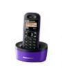 telefono inalambrico digital dect panasonic kx-tg1311spv, mono, violeta