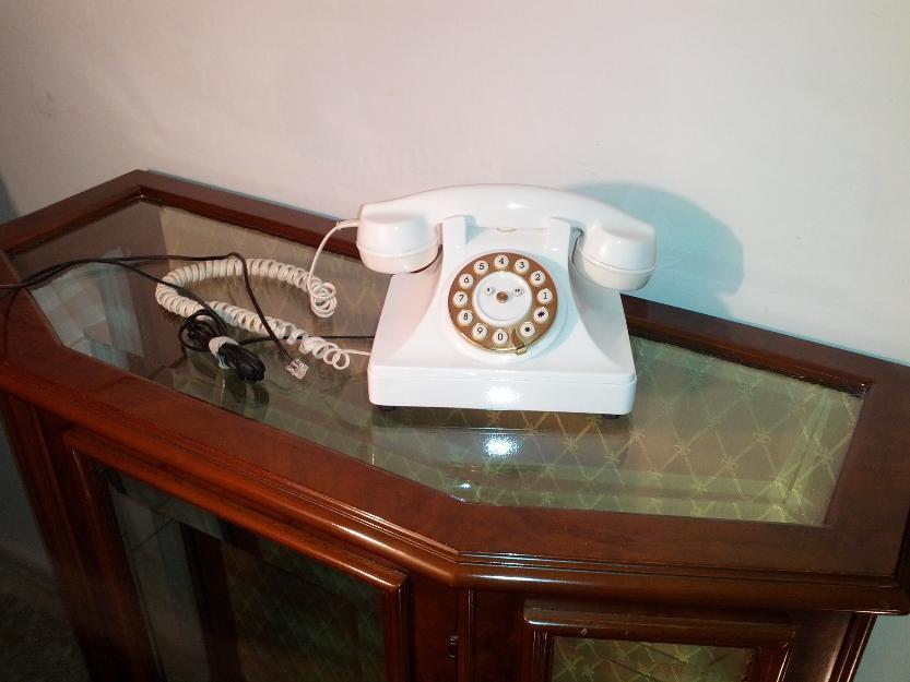 Telefono vintage blanco