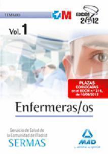 Temario oposición enfermeria madrid servicio salud (sermas) - libro gratis