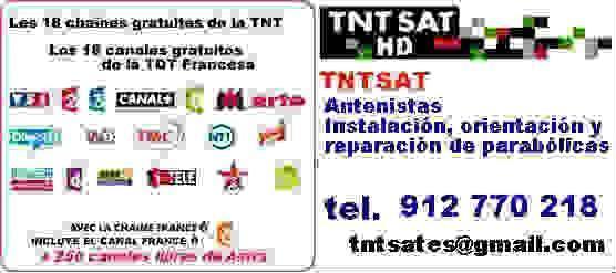 TNTSAT, la TV francesa por satélite.