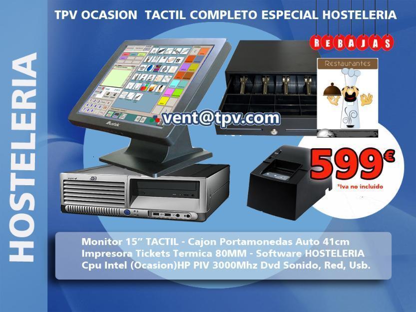 Tpv Tactil Completo - Impresora - Cajon. Garantia