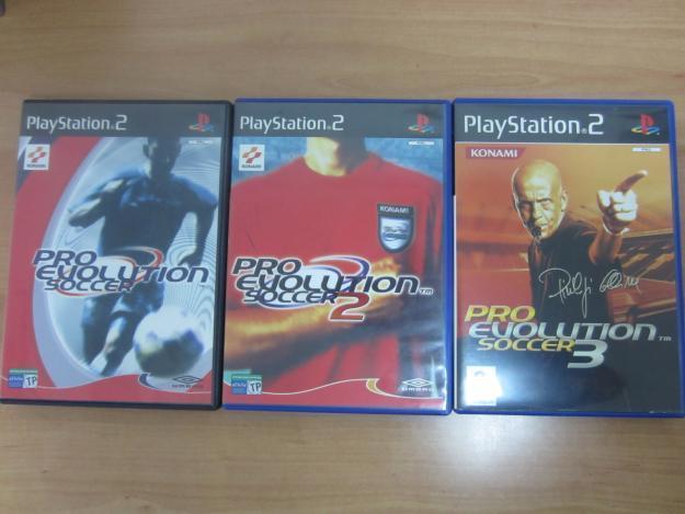 Trilogía Pro Evolution Soccer PS2