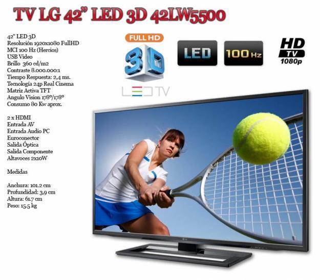 TV LED LG 42LX6500 NUEVO - Madrid 601 239 272