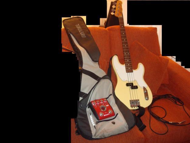 Vendo Bajo Eléctrico Fender Precision bass  Mike Dirnt mex edition + zoom multiefectos