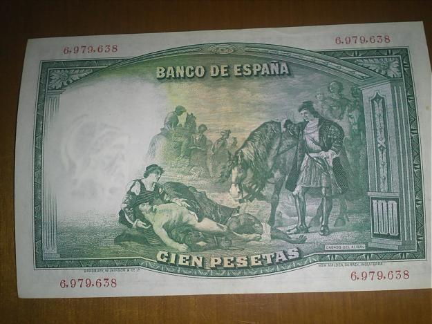 Vendo billete cien pesetas de 25 abril 1931