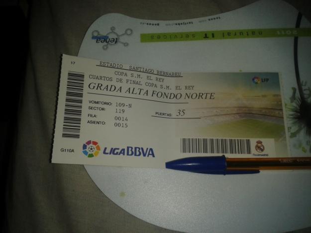 vendo bolis y regalo entradas del rela madrid-barcelona del 18/01/12