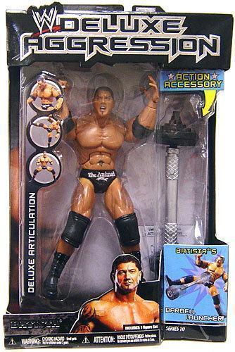 Wrestling figuras pressing catch wwe batista deluxe agression