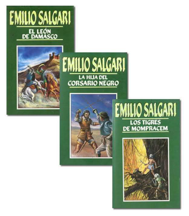 Lote 3 libros Emilio Salgari (Orbis)