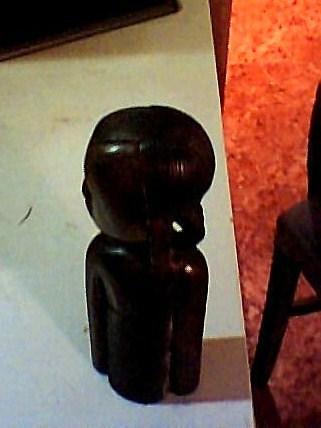 africana-figura grande de madera.