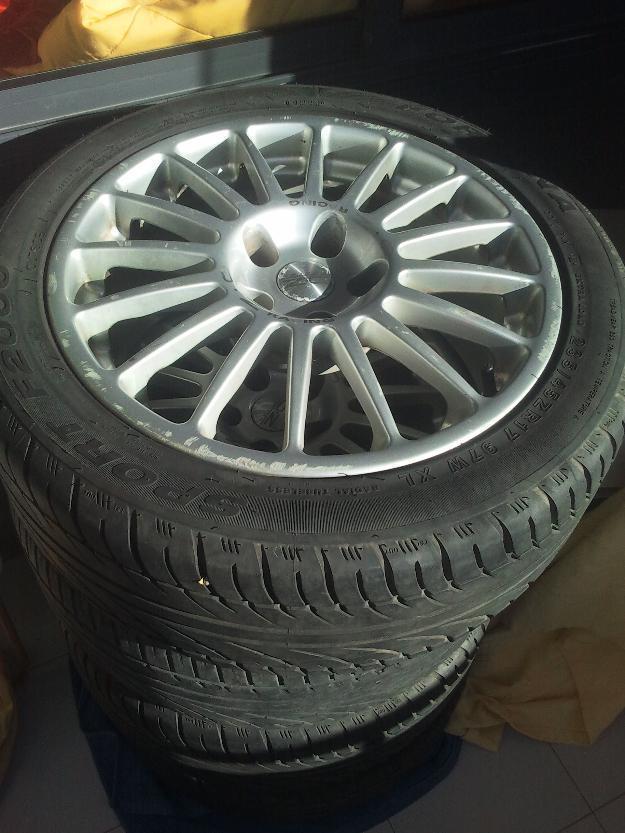 Llantas 17 pulgadas con neumáticos