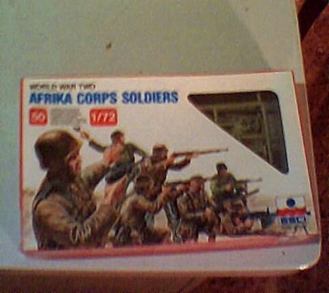 soldados en miniatura.africa corps