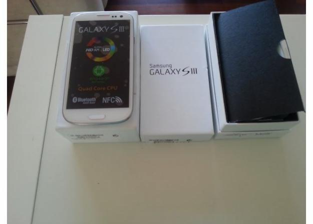 Samsung galaxy s3 blanco + funda/bateria 3500mah