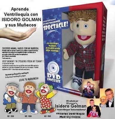 Curso de ventriloquia en DVD & Personaje - 40 euros.