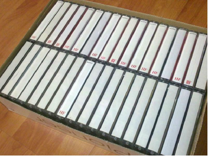 Lote de 50 cintas de audio Sony para grabar (casetes o cassettes)