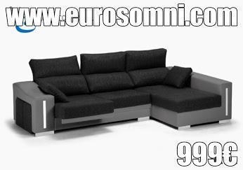 sofa chaisse-longue en eurosomni