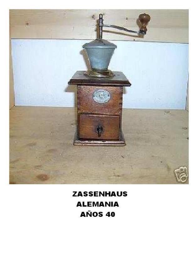 Colección de 3 molinillos antiguos de café zassenhaus