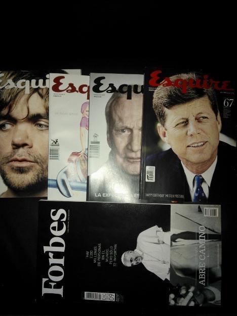 Coleccion revistas Esquire y Forbes