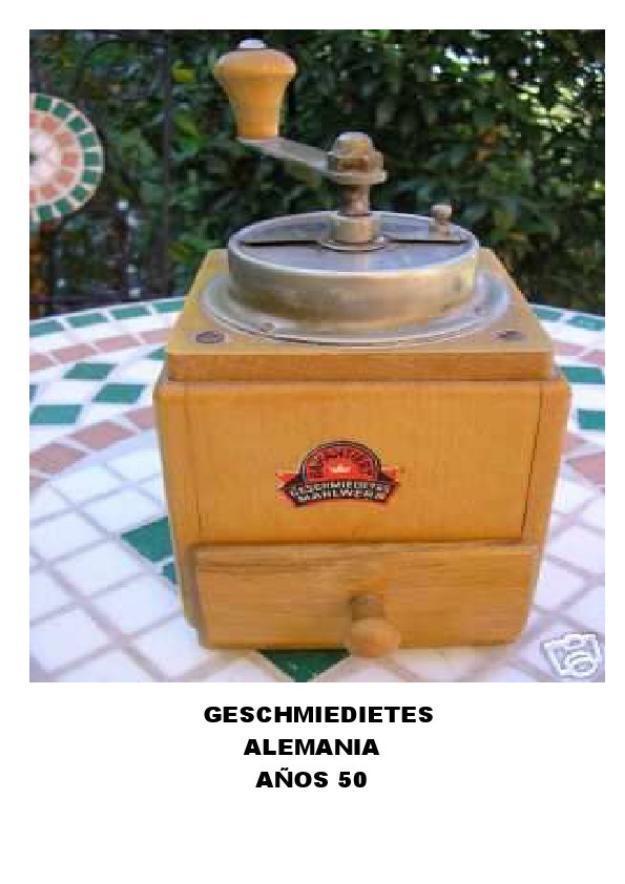 Colección de 3 molinillos antiguos de café alemanes