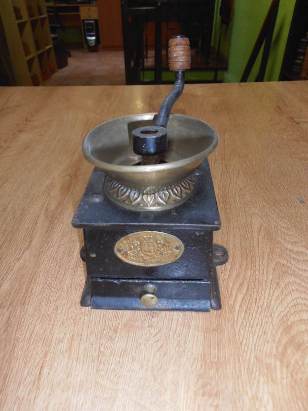 Molinillo de café metálico kenrick & sons nº 0 de 1840