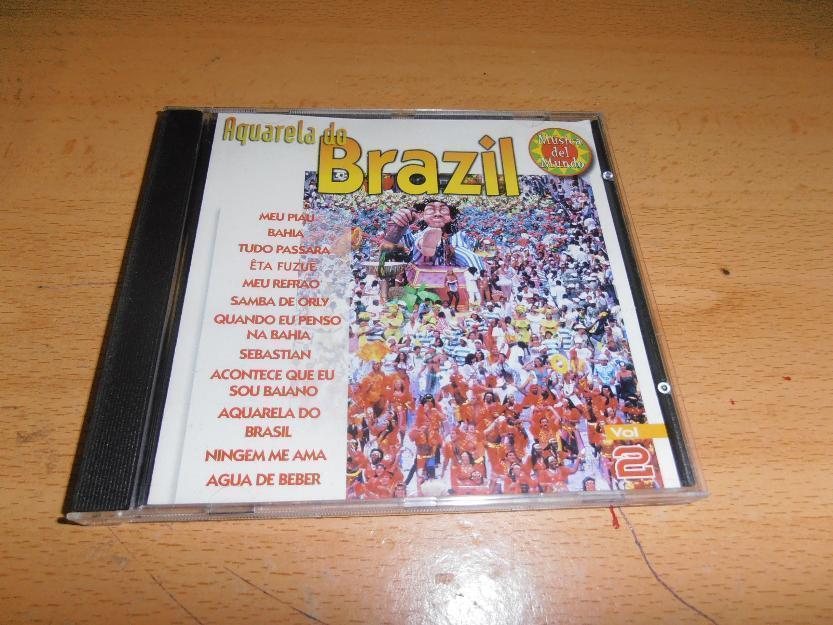 Lote de 3 cds música brasileña - aquarela do brasil originales
