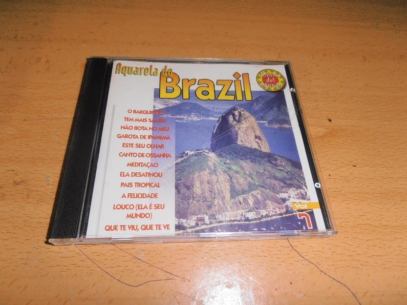 Lote de 3 cds música brasileña - aquarela do brasil originales