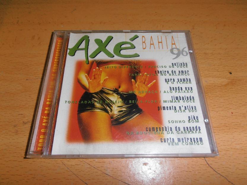 Lote de 4 cds música brasileña originales: axé bahía, é o tchan, go back to bahía y spc