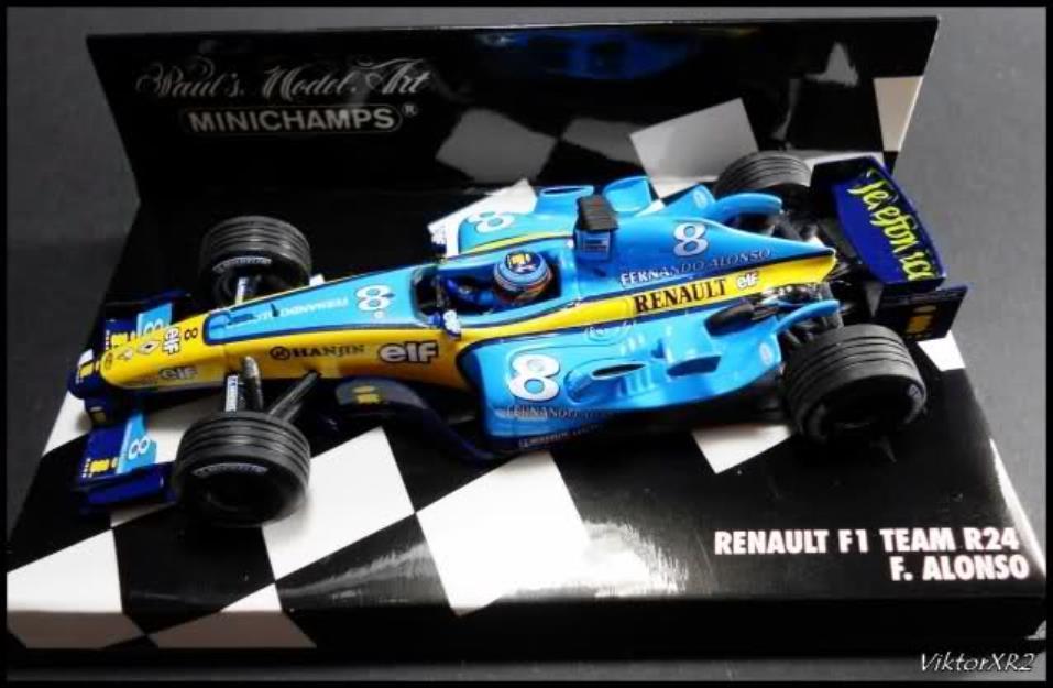 se vende colección de coches de Minichamps de Fernando Alonso