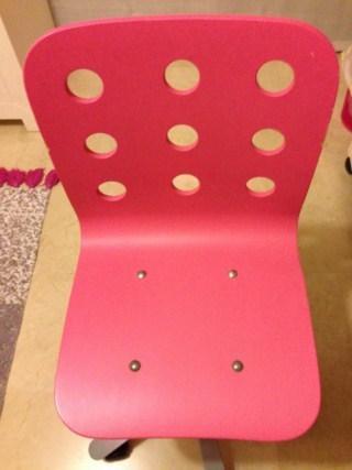 Silla Ikea Júnior, rosa (2 sillas)