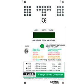 2 reguladores xantrex c40 con display