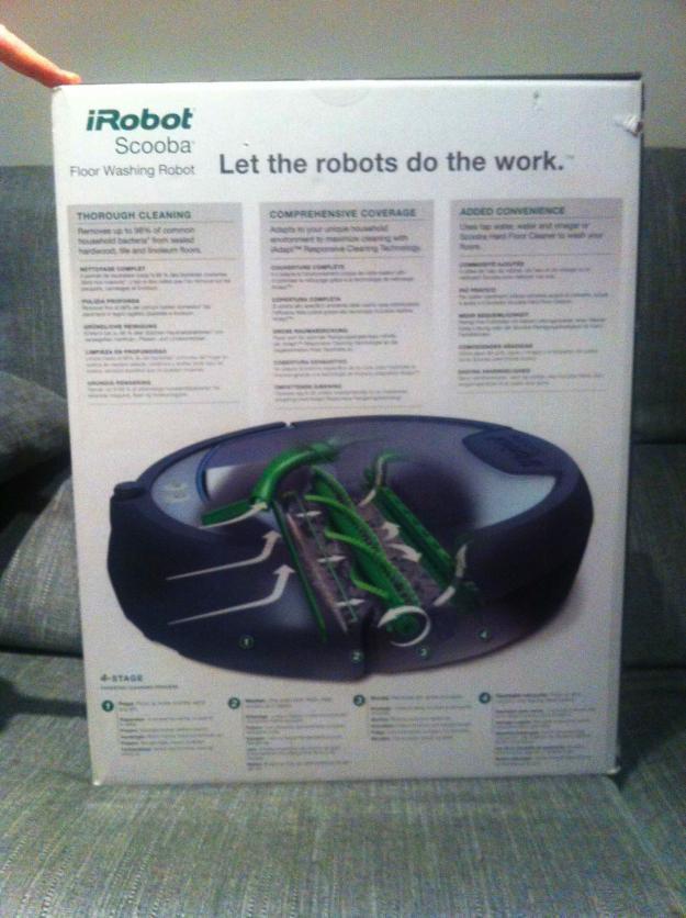 Robot fregador de suelos iRobot Scooba 390
