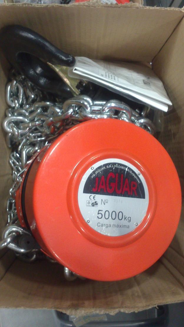 Tractel manual 5. 000 kg. jaguar