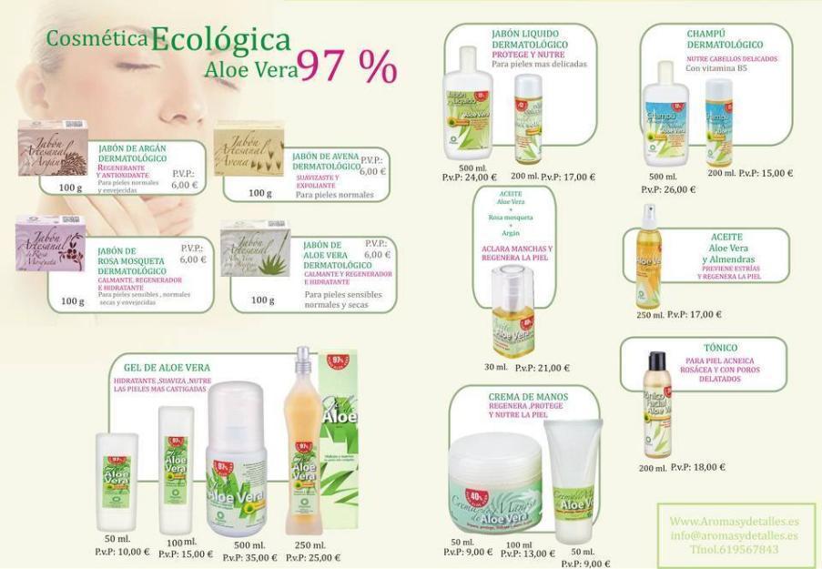 Aromas y  Cosmetica natural