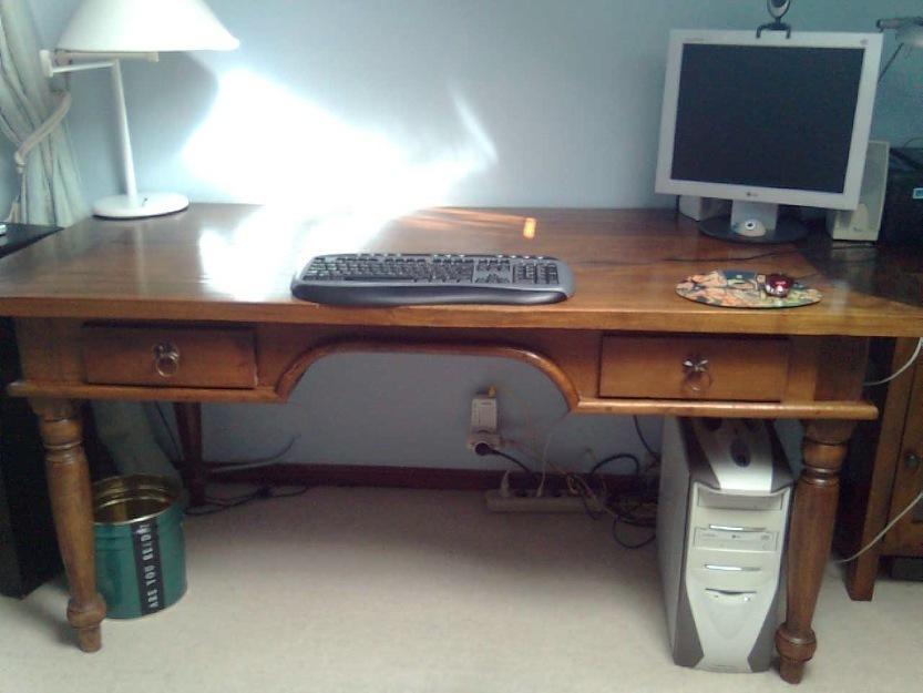 Mesa de despacho madera de teka