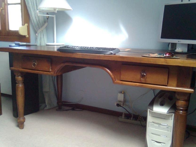 Mesa de despacho madera de teka