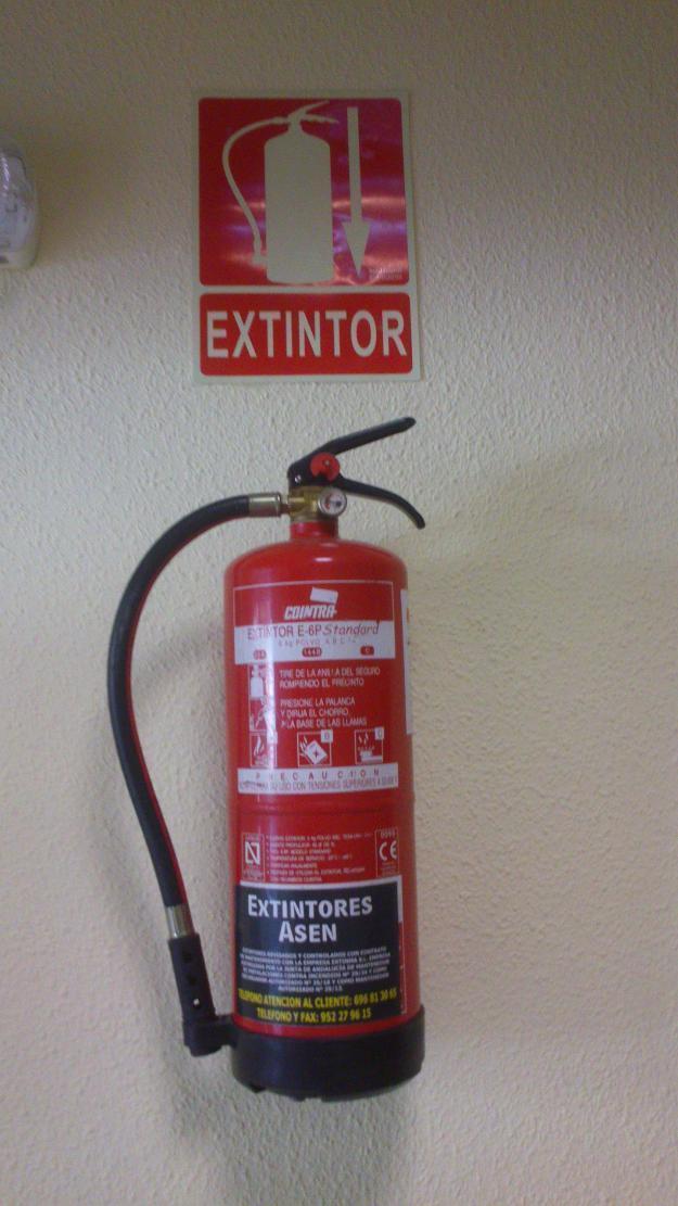 2 Extintores Cargados E-6 standard- 6Kg
