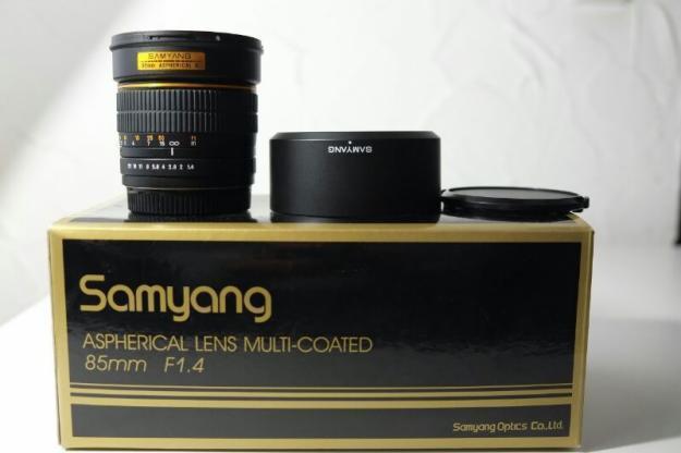 Samyang 85mm 1.4 Canon Como Nuevo
