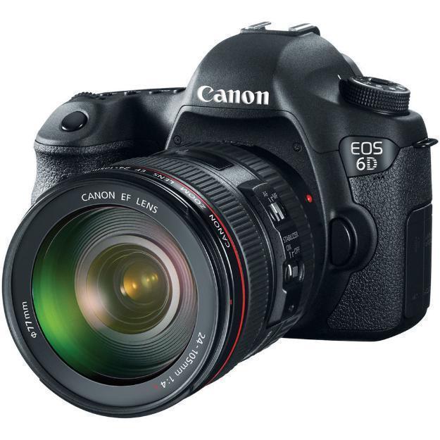 Details new canon eos 6d dslr digital slr w / ef-s lens kit 24-105mm f/4.0l is usm camera