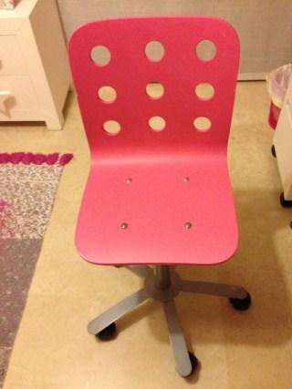 Silla Ikea Júnior, rosa (2 sillas)