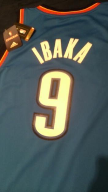 Camiseta nba oklahoma city ibaka xl europea