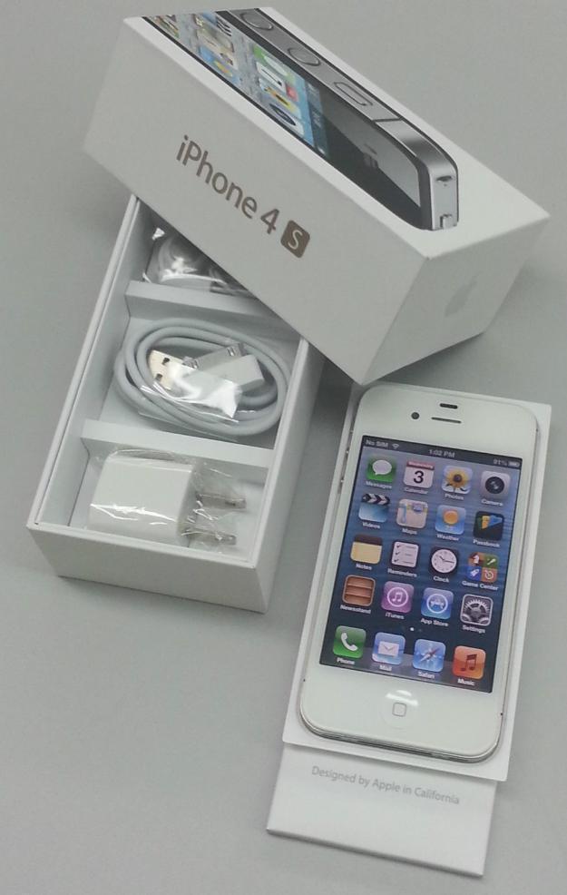 NUEVO desbloqueado de fábrica de Apple iPhone 4S 64GB Smartphone