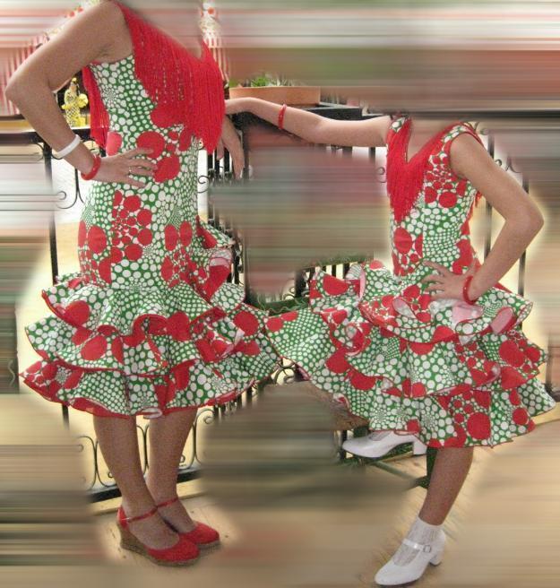 Trajes cortos de gitana o flamenca