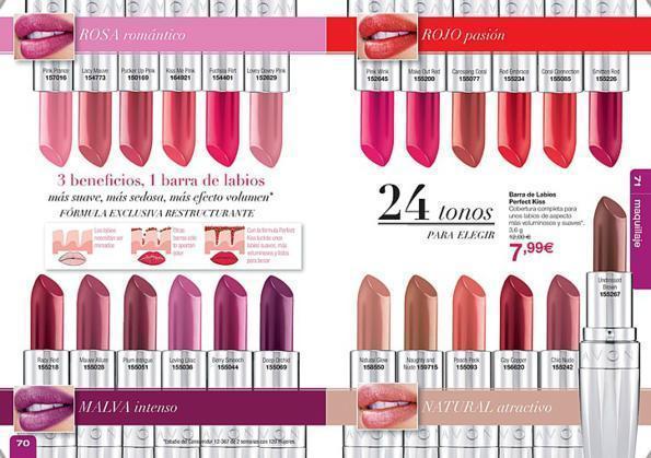 Oferta: barras de labios perfect kiss
