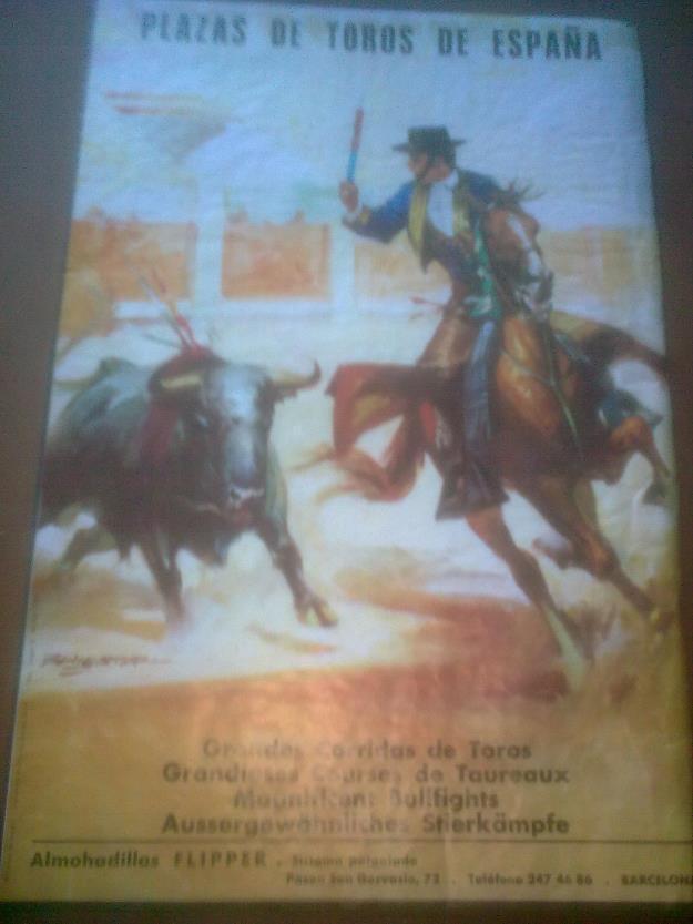 carteles de toros antiguos originales