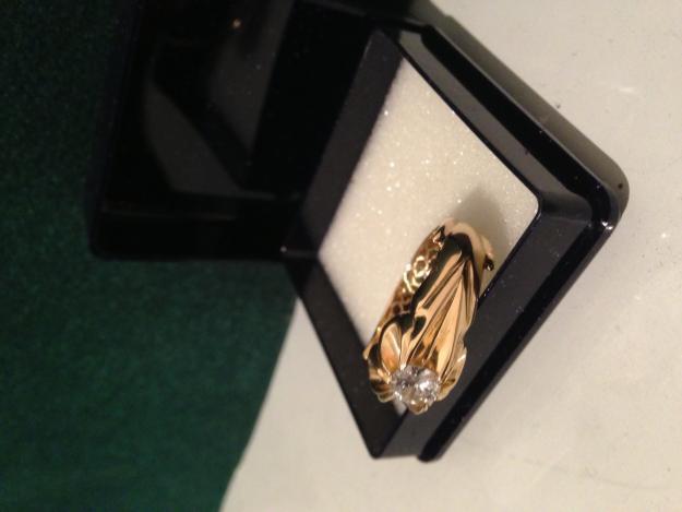 Ocasion!!! diamante de 1 quilate- oro 18 kts