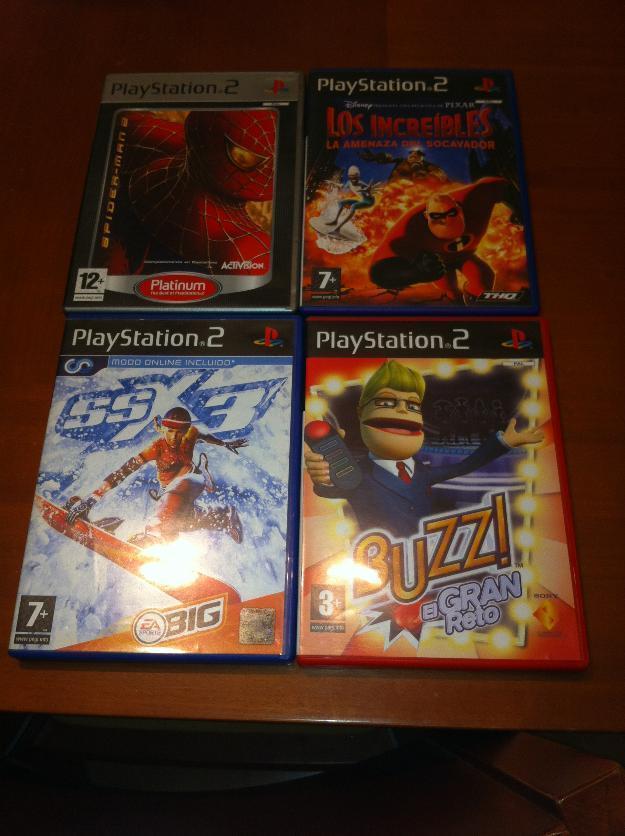 4 videojuegos PS2