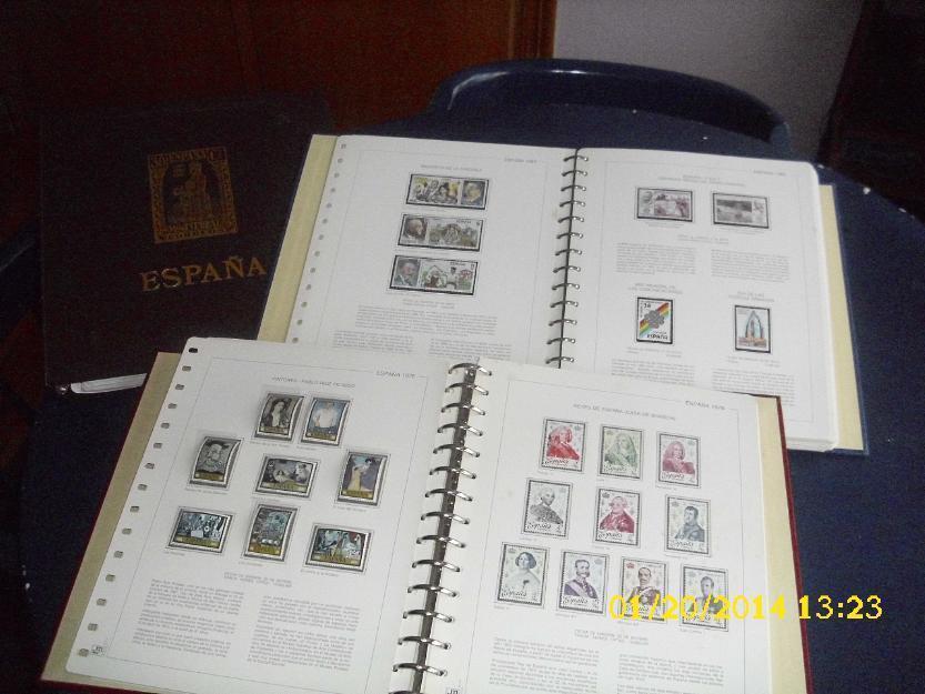 tres colecciones sellos España años 1975 a 1995 completas y nuevos