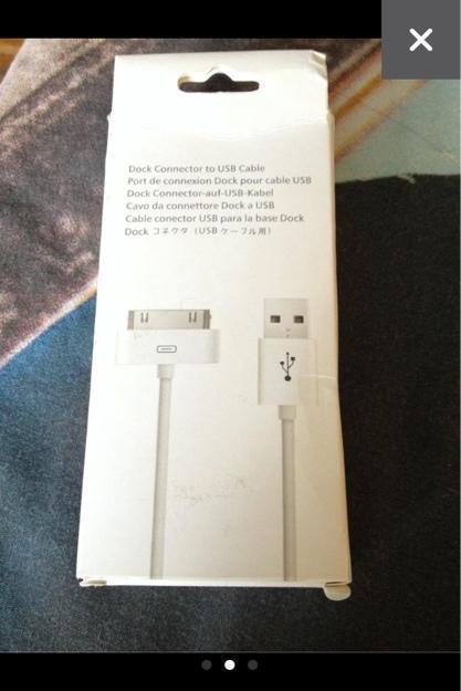 cargador USB iPhone