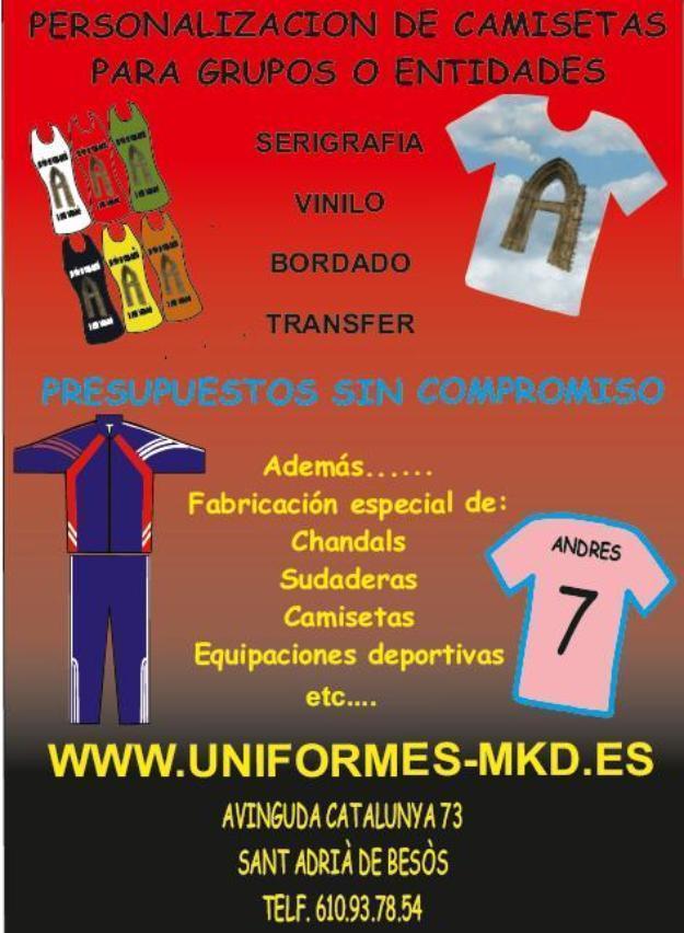 Uniformidades para entidades y clubs