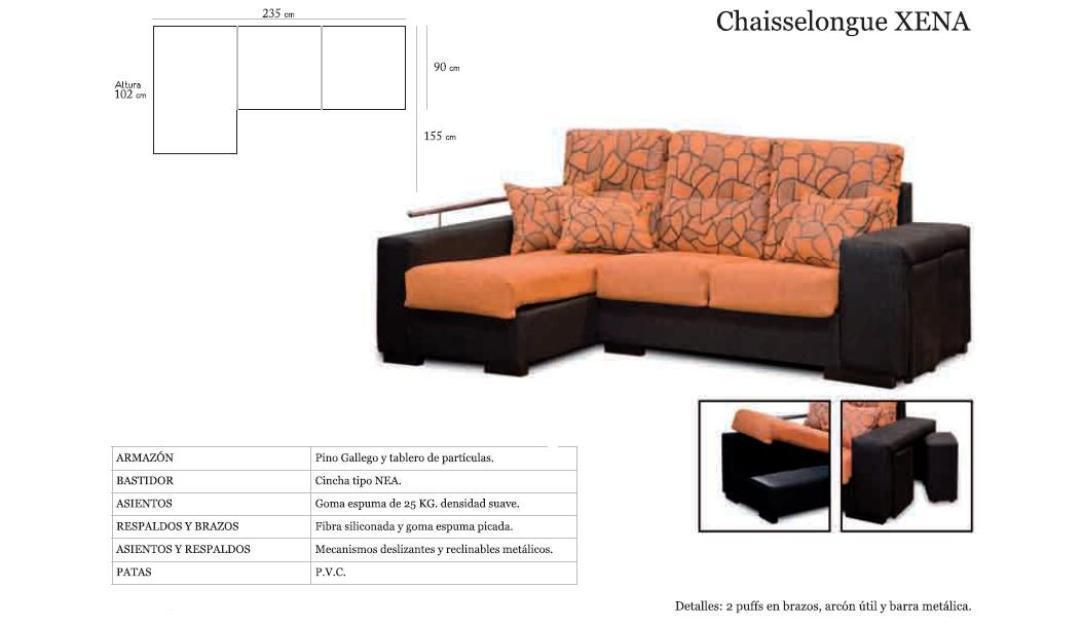 Sofa chaiselongue barato!