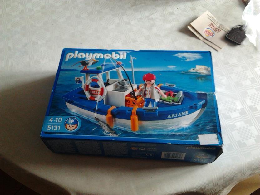 Caja Playmobil Barca de pesca ni airgam ni madelman